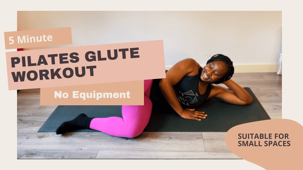 Pilates Glute Workout at Home (Beginner no Equipment Needed)